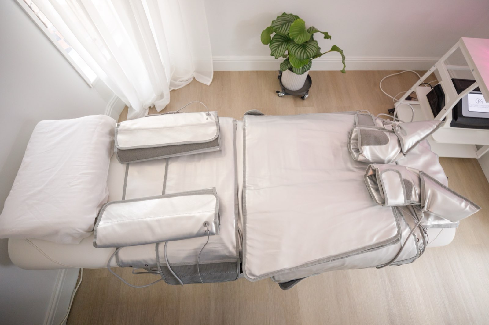 The calm treatment room at Cosmetic Medicine, Birchington